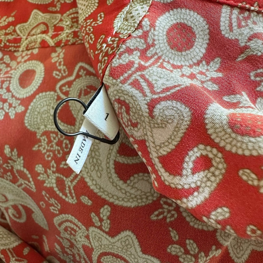 SANDRO Silk Button Up Top - Picture 4 of 6